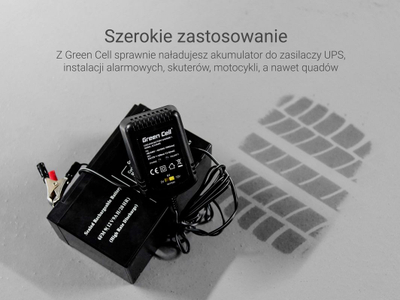Karikues Green Cell për bateri 2V / 6V / 12V (0.6A)