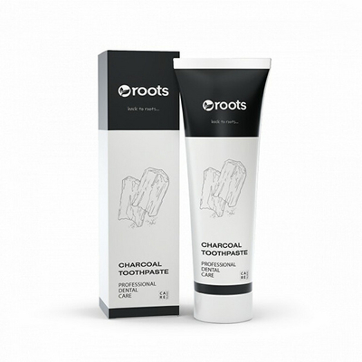 Pastë për dhëmbë Roots Charcoal kRO001, 100 ml
