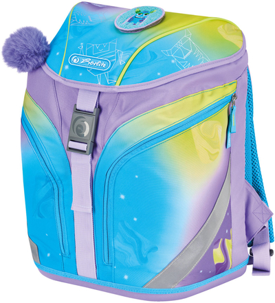 Ученички ранец Herlitz SoftLight Plus Little Monster, 18L, ергономски, шарен