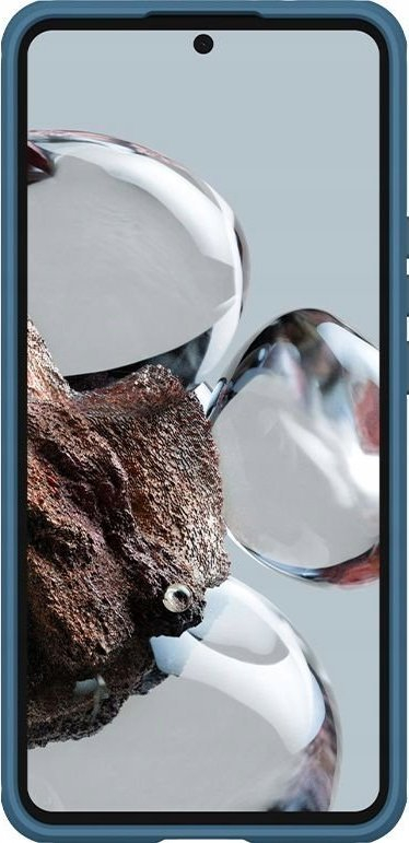 Kapak telefoni Nillkin CamShield për Xiaomi 12T / 12T Pro, me mbrojtje kamere, plastike + TPU, blu