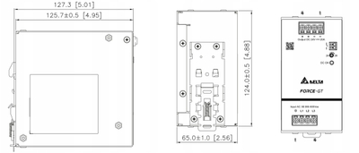Furnizim energjie industrial Delta DRF-24V480W3GBA, 24V, 480W, trefazor