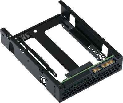 Adaptues QNAP QDA-A2AR për HDD/SSD, nga 3.5" në 2x 2.5", SATA 6 Gb/s, ngjyrë e zezë