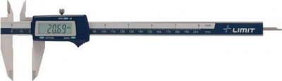 Kallëp digjital Limit CDH, 200 mm, ekran elektronik, argjendtë