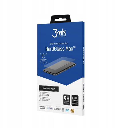 Xham mbrojtës 3MK HardGlass Max për Honor 400 Lite, 0.3mm, fortësi 9H, i zi