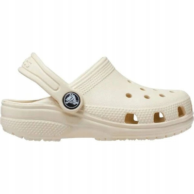 Sandale për kalamaj Crocs Classic Clog K, për goca, bezhë