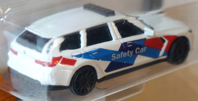 Makinë lodër Majorette BMW M3 Touring Safety Car, 1/64, metal, e bardhë