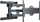 Mbajtëse muri për TV Gembird WM-80STR-01, 40-80\", 50 kg, çelik