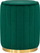 Puf GREEN YF T11, velour, 37x43cm, jeshil i errët