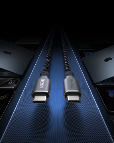 Kabllo Anker Prime USB C në USB C, 240W, 1.8m, e gërshetume