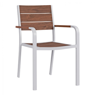 Kolltuk alumini BRONCA, 54.2×59×83.5 cm (HM5130.02), bardhë