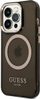 Kapak telefoni Guess Translucent MagSafe, për iPhone 14 Pro, TPU, i zi