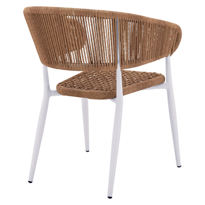 Kolltuk alumini Eulo 55,5x63,5x78Hcm (HM5783.12), bardhë/ bezhë