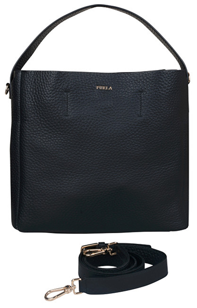 Çantë Furla Capriccio B-BHE6-QUB-O60, L, e zezë