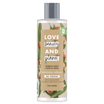 Xhel për dush Love Beauty and Planet Shea butter & Sandalwood, 400 ml