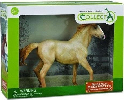 Figurë lodër Collecta Horse Mustang Deluxe, shkallë 1:12, palomino e çelët