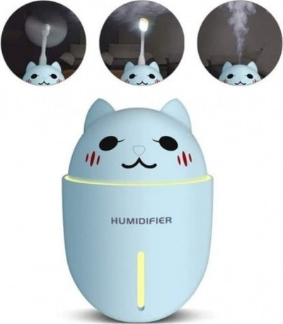 Lagështues ajri Luka Kitty 4in1, 320ml, LED, blu