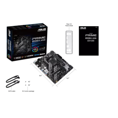 Pllakë amë ASUS PRIME B550M-K ARGB