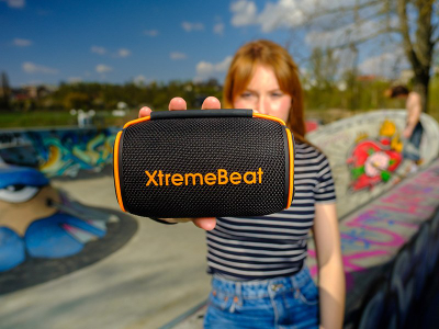Kaltoparlant portabël Tracer Xtremebeat Lite, Bluetooth, RGB, i zi