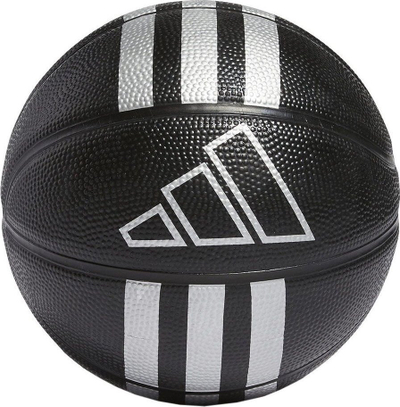 Top basketbolli adidas 3 Stripes Rubber Mini HM4972, madhësia 3, për mrena, i zi