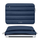 Këllëf laptopi Tech-Protect Fluffy, 13-14", me zinxhir, blu navy