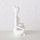 Figurinë dekorative Boltze Yoga, grua në pozë yoga, 29 cm, e bardhë