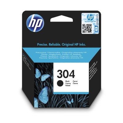 Kartushë boje HP 304, 4 ml, 120 faqe, e zezë