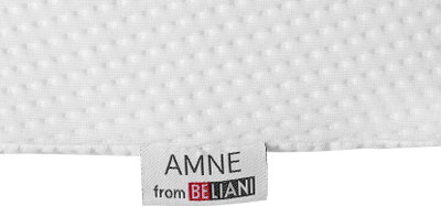 Jastëk ortopedik Beliani AMNE, memory foam, 57 x 35 cm, i bardhë