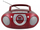 Boombox Soundmaster, me CD, radio FM stereo, i kuq
