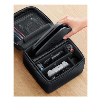 Çantë Nintendo Switch 2 All in One, me vend për konzolë dhe aksesore, e zezë