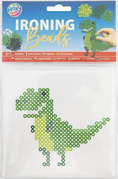 Set kreativ me rruza hekuri Grafix Small Iron Beads, dinosauro