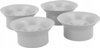 Këmbë vakum për lavatriçe Gorenje Aw012, set me 4 copë, gri