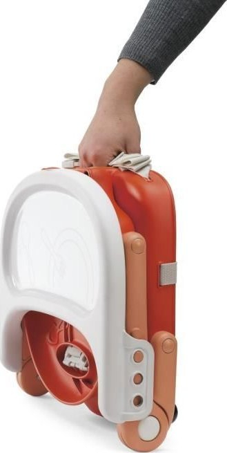 Karrige ngrënieje për udhëtim Chicco Pocket Snack, e rregullueshme, Poppy Red e kuqe