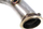 Downpipe TurboWorks për BMW F10 M5 F12 F13 M6, çelik inox, V-BAND
