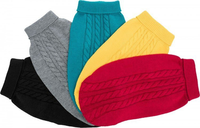 Sweter për qen Kraftika Kenton XS, 24 cm, i zi