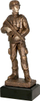 Figurë zbukuruese Soldier RFST2113, 25.5 cm, rrëshirë, bronz