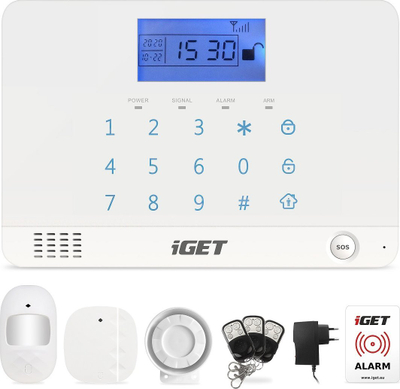 Sistem alarmi iGET SECURITY M3B, wireless, GSM