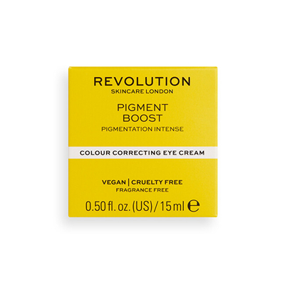 Krem korrigues për lëkurën e syve Revolution Skincare Pigment Boost, 15 ml