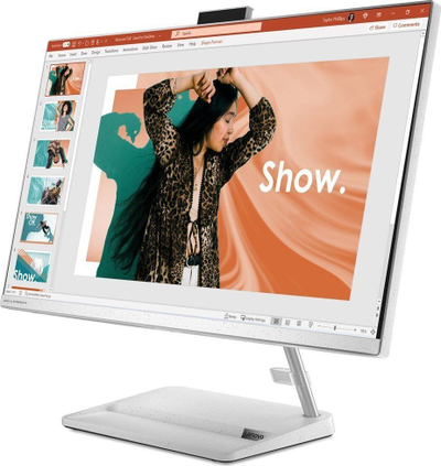 Компјутер All in One Lenovo IdeaCentre AIO 3 27IAP7, 27" FHD, Intel Core i5, 16GB RAM, 512GB SSD, бел