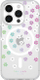 Mbulesë telefoni Kate Spade New York Scattered Flowers MagSafe, për iPhone 15 Pro, transparente, me lule me shumë ngjyra