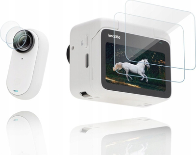 Mbrojtës xhami SunnyLife IST-BHM587-2 për Insta360 GO 3 dhe Action Pod, set 2 në 1, i tejdukshëm
