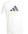 Bluzë Adidas Real Madrid 24/25 Seasonal Graphic Tee M JM2124, pambuk, e bardhë