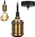 Llampë varëse Home Styling Collection Industrial, 8 cm, metal, ngjyrë flori