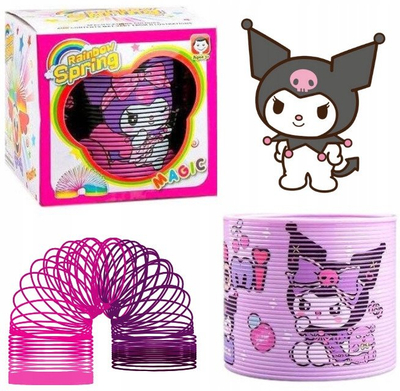 Играчка пружина BIG TOYS Spring KURA, 6.5cm, повеќебојна