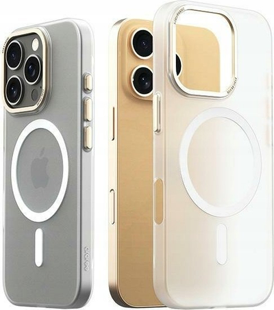 Kubë telefoni Araree Aero Frame për iPhone 16 Pro 6.3", MagSafe, transparente