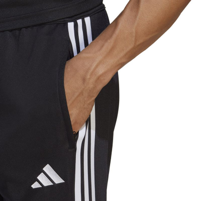 Pantallona sportive adidas Tiro 23 Competition për burra HS7232, poliestër i riciklum, teknologji AEROREADY, të zeza