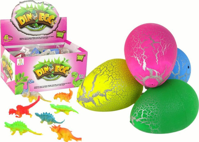 Lodër vezë dinosauri Dino Egg, 7.5 cm, që rritet në ujë, me shumë ngjyra