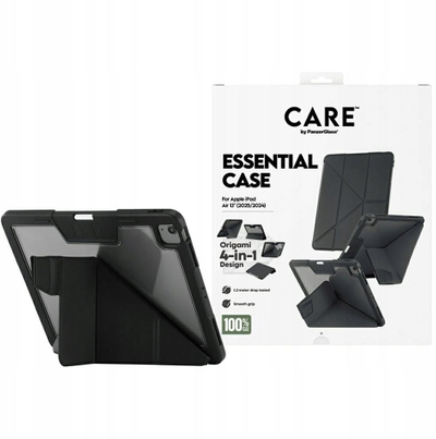 Mbulesë PanzerGlass CARE Essential për iPad Air 13\" 2024 2025, TPU, e zezë