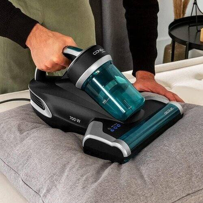 Pastrues dore Cecotec Conga 7000 Mattress, me UV, për dyshekë, i zi