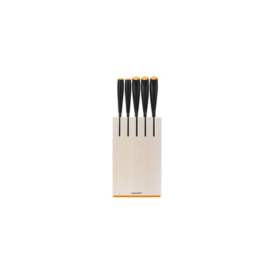 Set thika Fiskars 1014209, 5 copë, zezë/portokalli