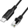 Kabllo rrjeti LogiLink CU0417, USB C në Ethernet, 15m, Cat6, e zezë